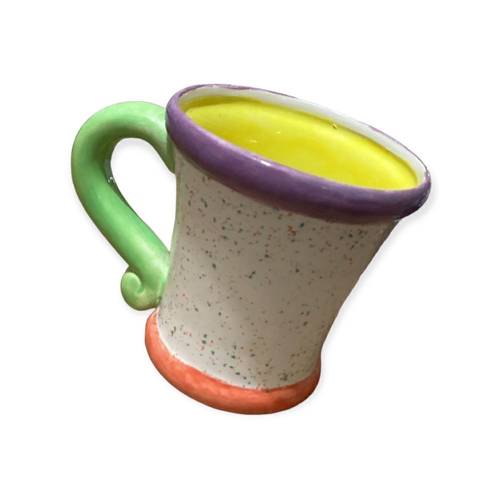 Footed Pottery Mug/Cup 